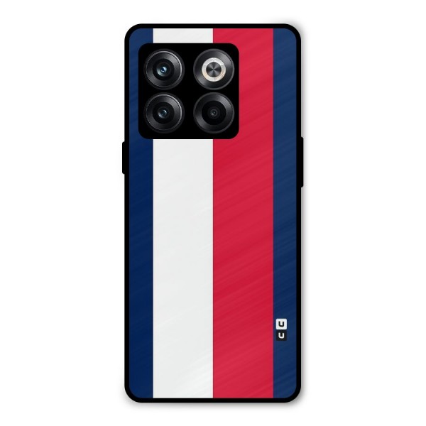 Electric Colors Stripe Metal Back Case for OnePlus 10T