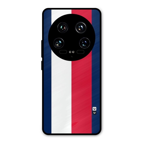 Electric Colors Stripe Metal Back Case for Xiaomi 14 Ultra