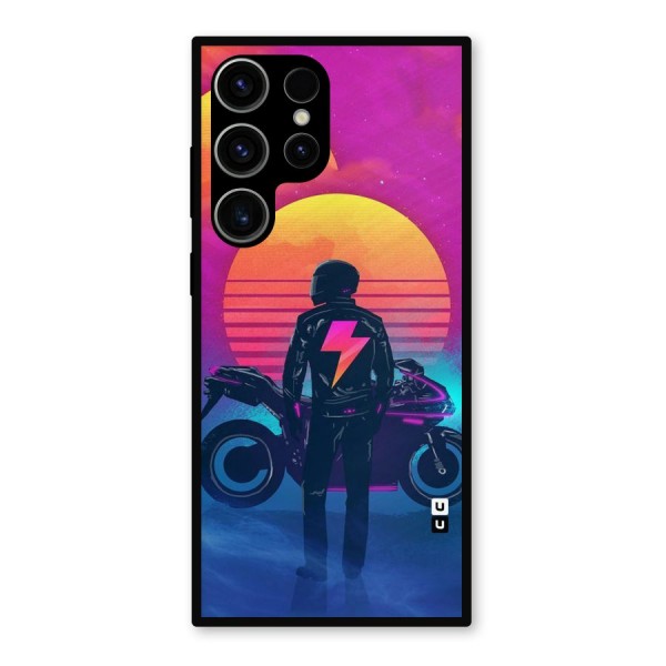 Electric Ride Metal Back Case for Galaxy S23 Ultra