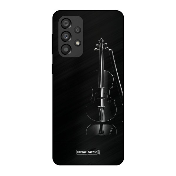Elegant Violin Metal Back Case for Galaxy A33 5G