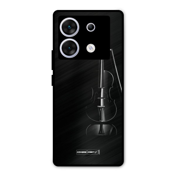 Elegant Violin Metal Back Case for Infinix Zero 30 5G