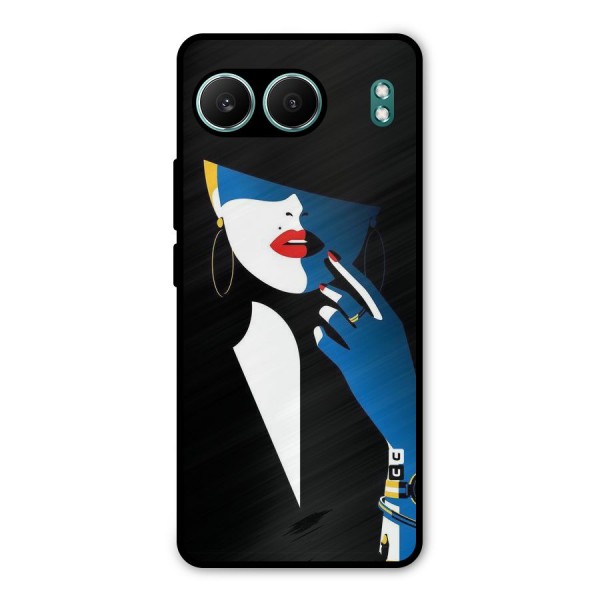 Elegant Woman Metal Back Case for OnePlus Nord 4