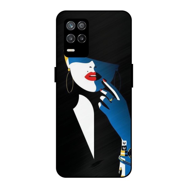 Elegant Woman Metal Back Case for Realme 9 5G