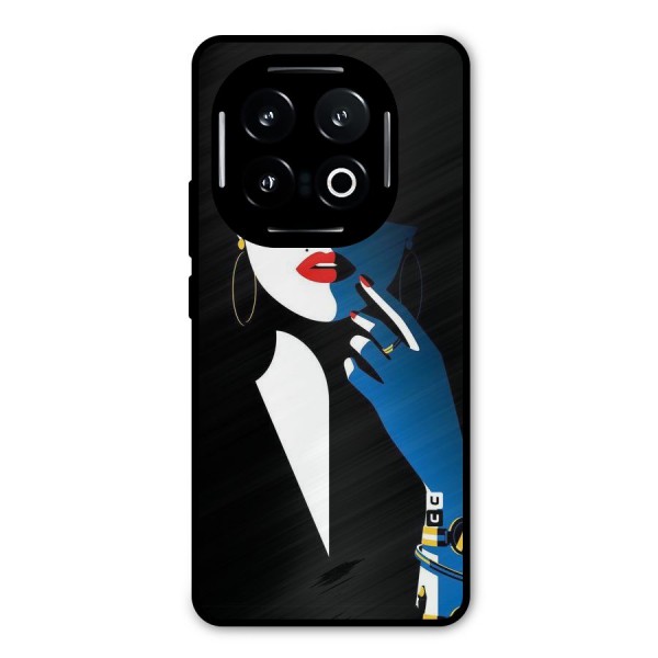 Elegant Woman Metal Back Case for iQOO 13