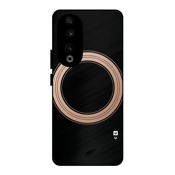 Elite Circle Metal Back Case for Honor 90