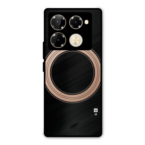 Elite Circle Metal Back Case for Infinix Note 40 Pro Plus