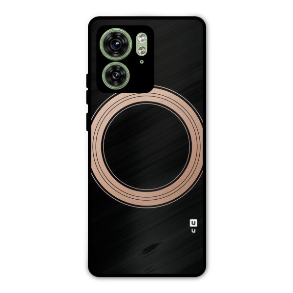 Elite Circle Metal Back Case for Motorola Edge 40 5G