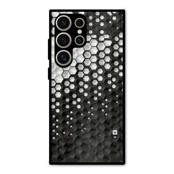 Elite Hexagonal Metal Back Case for Galaxy S24 Ultra