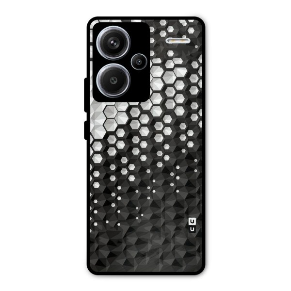 Elite Hexagonal Metal Back Case for Redmi Note 13 Pro Plus