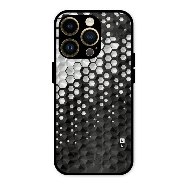 Elite Hexagonal Metal Back Case for iPhone 14 Pro