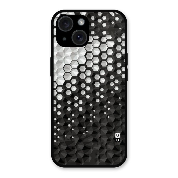 Elite Hexagonal Metal Back Case for iPhone 15