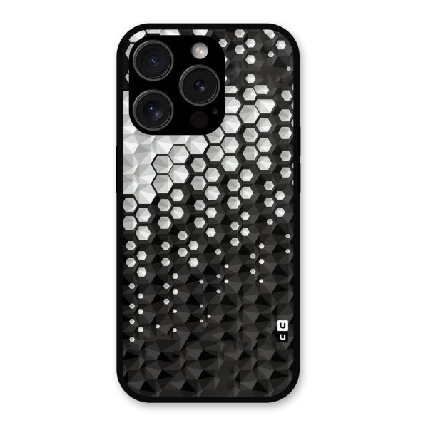 Elite Hexagonal Metal Back Case for iPhone 15 Pro