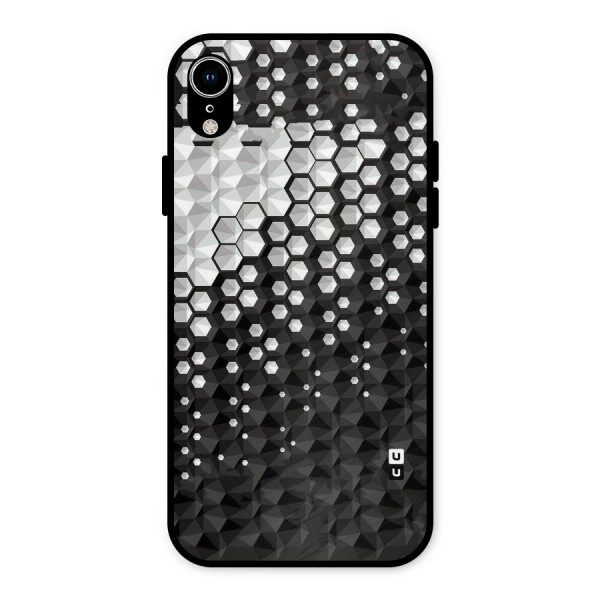 Elite Hexagonal Metal Back Case for iPhone XR