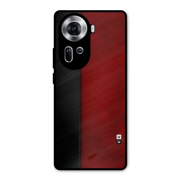 Elite Shade Design Metal Back Case for Oppo Reno11 5G