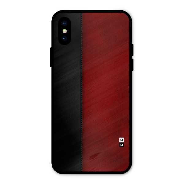 Elite Shade Design Metal Back Case for iPhone X