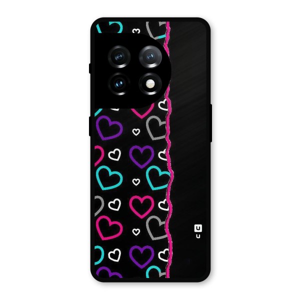 Empty Hearts Metal Back Case for OnePlus 11