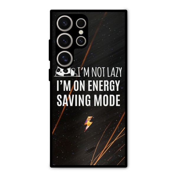Energy Saving Mode Metal Back Case for Galaxy S24 Ultra