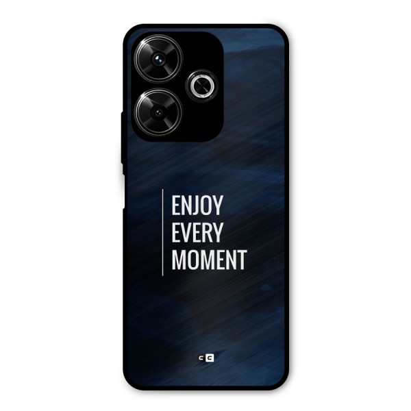 Enjoy Always Metal Back Case for Poco M6 Plus