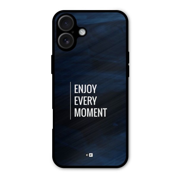 Enjoy Always Metal Back Case for iPhone 16 Plus