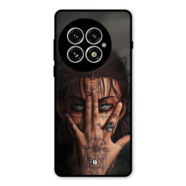 Eren Yeager Illustration Metal Back Case for OnePlus 13