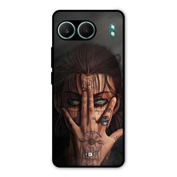 Eren Yeager Illustration Metal Back Case for OnePlus Nord 4