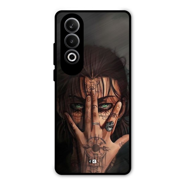Eren Yeager Illustration Metal Back Case for OnePlus Nord CE4