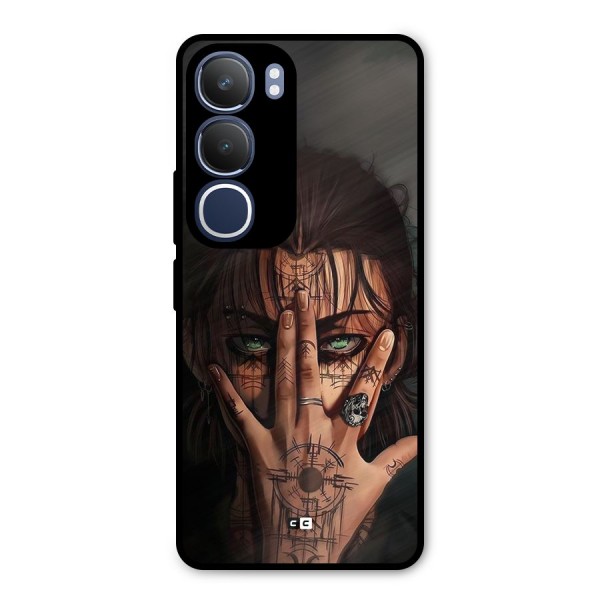 Eren Yeager Illustration Metal Back Case for Vivo Y29