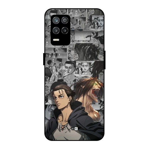 Eren Yeager Manga Metal Back Case for Realme 9 5G