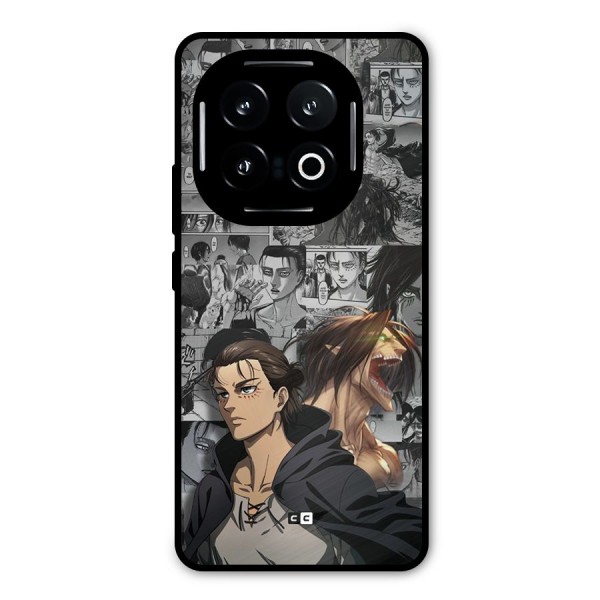 Eren Yeager Manga Metal Back Case for iQOO 13