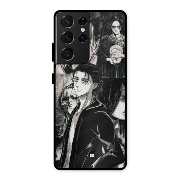 Eren Yeager Titan Metal Back Case for Galaxy S21 Ultra 5G