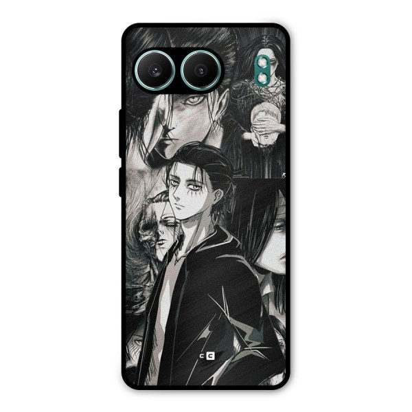 Eren Yeager Titan Metal Back Case for OnePlus Nord 4