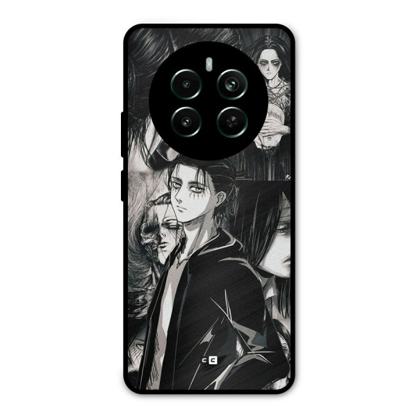 Eren Yeager Titan Metal Back Case for Realme 12 Pro Plus