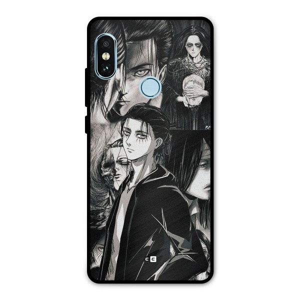 Eren Yeager Titan Metal Back Case for Redmi Note 5 Pro