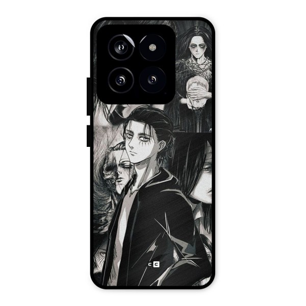Eren Yeager Titan Metal Back Case for Xiaomi 14