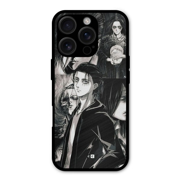 Eren Yeager Titan Metal Back Case for iPhone 16 Pro
