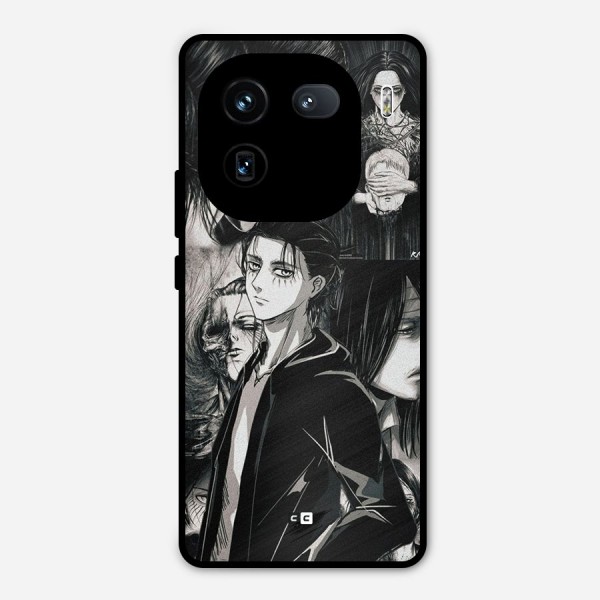 Eren Yeager Titan Metal Back Case for iQOO 12