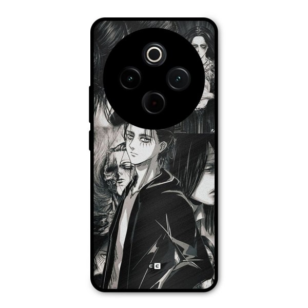 Eren Yeager Titan Metal Back Case for iQOO Z10