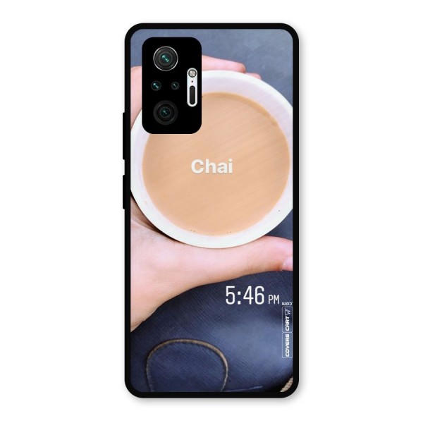 Evening Tea Metal Back Case for Redmi Note 10 Pro Max