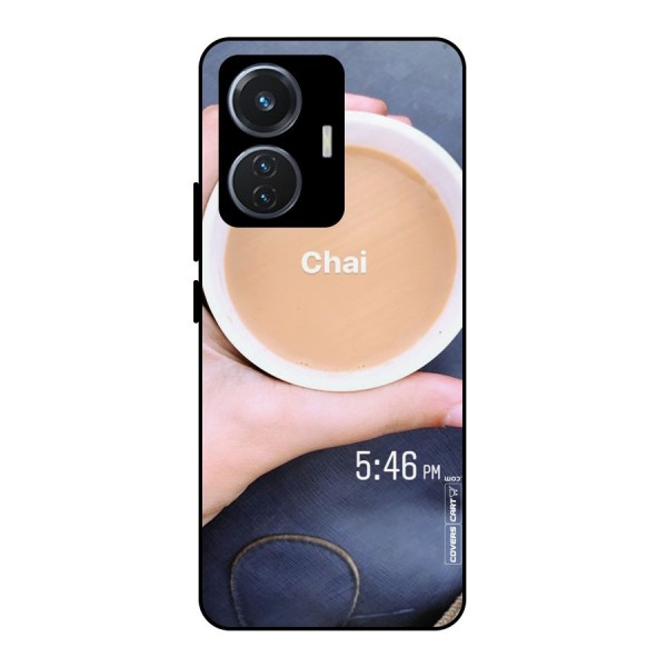 Evening Tea Metal Back Case for iQOO Z6 44W