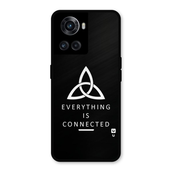 Everything is Connected Typography Metal Back Case for OnePlus 10R