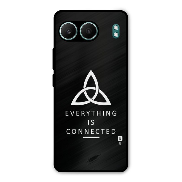 Everything is Connected Typography Metal Back Case for OnePlus Nord 4