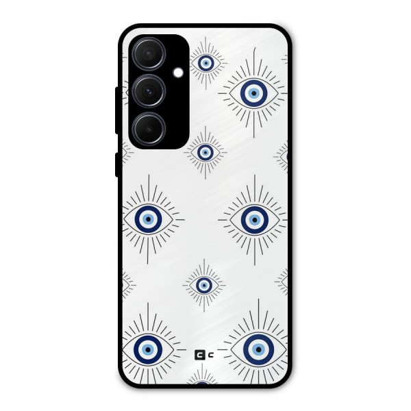 Evil Eye Wall Metal Back Case for Galaxy A35