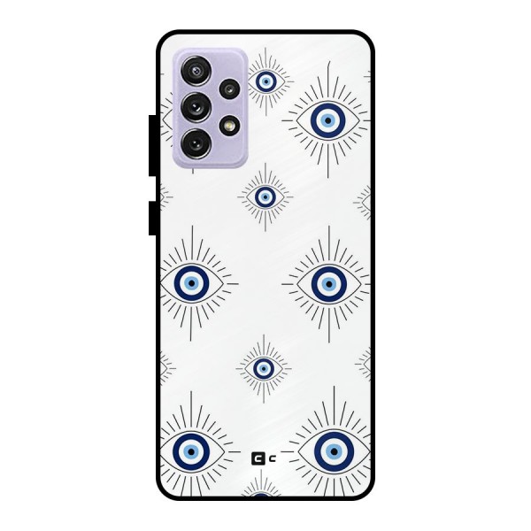 Evil Eye Wall Metal Back Case for Galaxy A72