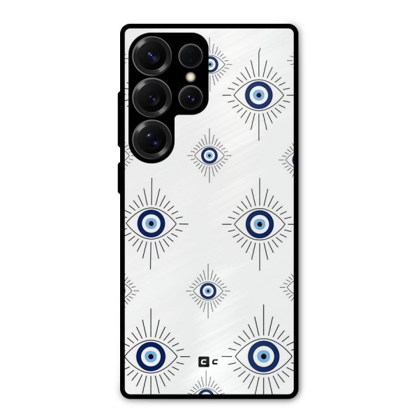 Evil Eye Wall Metal Back Case for Galaxy S25 Ultra