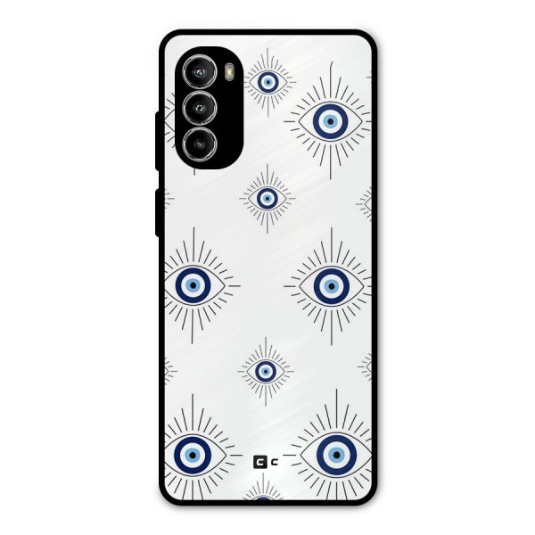Evil Eye Wall Metal Back Case for Moto G52