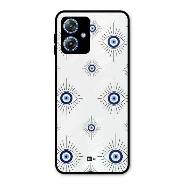 Evil Eye Wall Metal Back Case for Moto G54