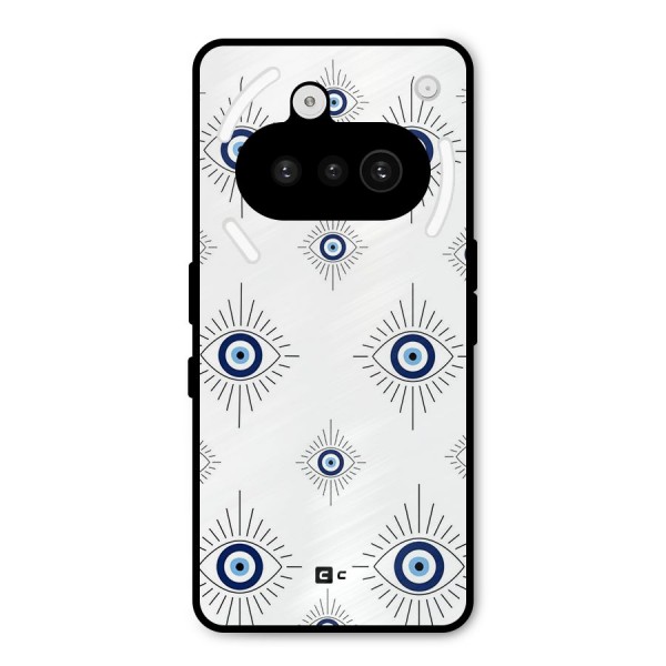 Evil Eye Wall Metal Back Case for Nothing Phone 3a