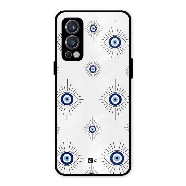 Evil Eye Wall Metal Back Case for OnePlus Nord 2 5G
