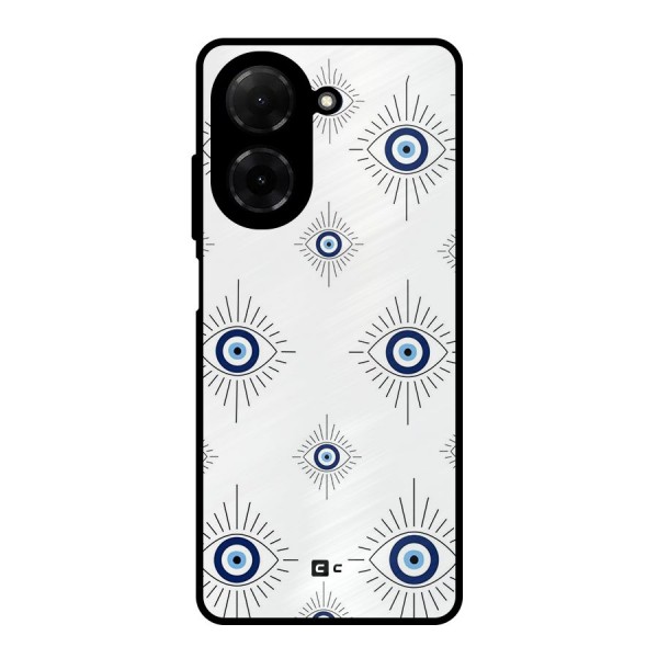 Evil Eye Wall Metal Back Case for Poco C71