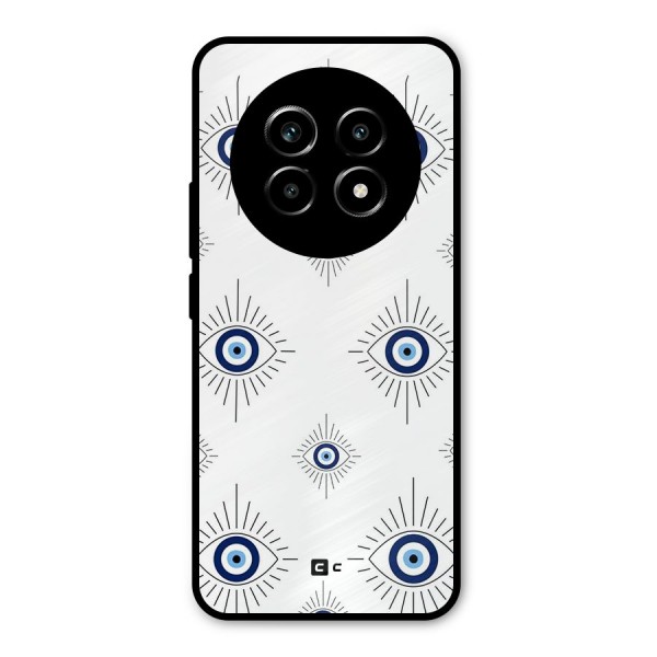 Evil Eye Wall Metal Back Case for Realme 13 Pro